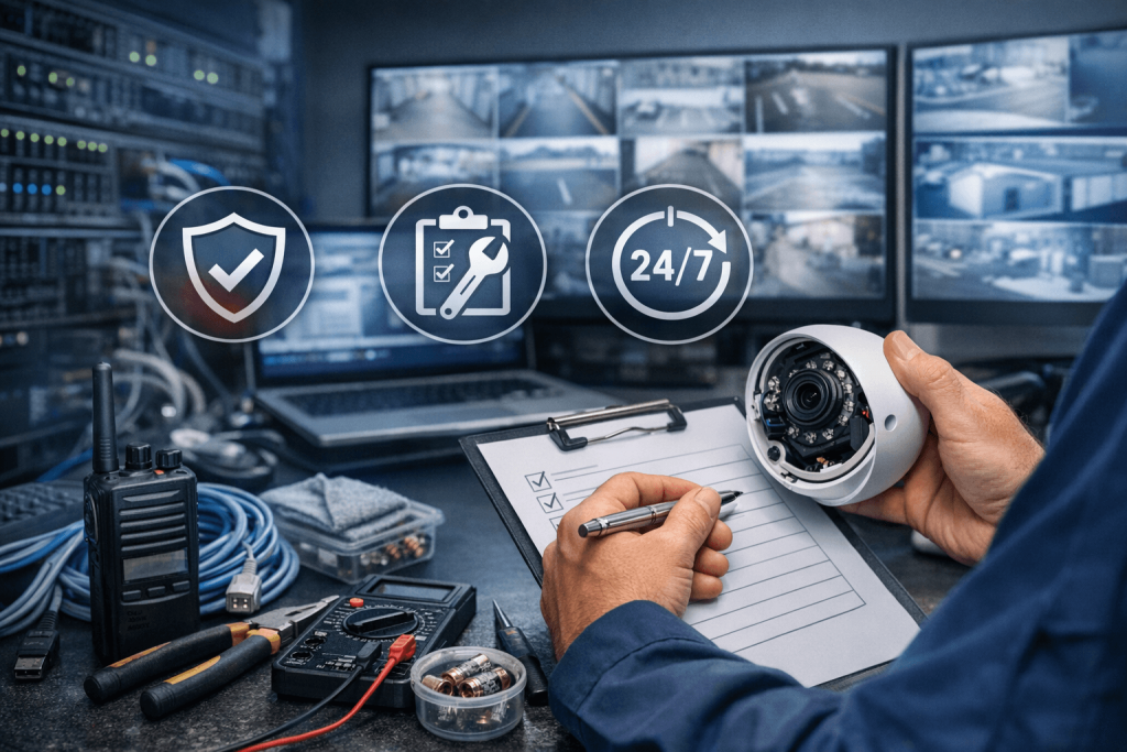 Обслуживание систем видеонаблюдения