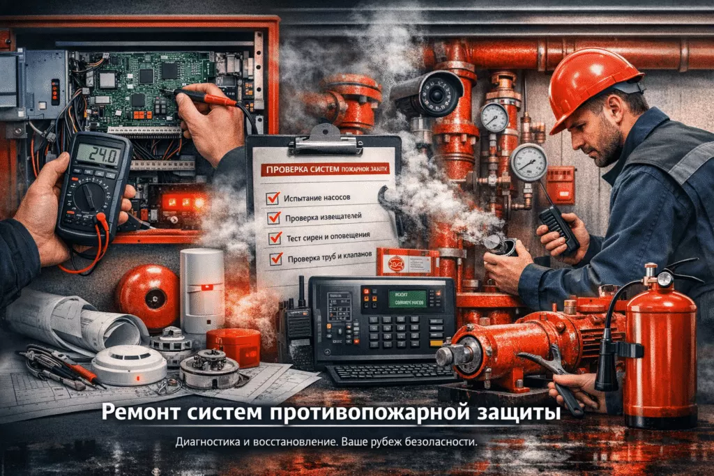 Ремонт систем противопожарной