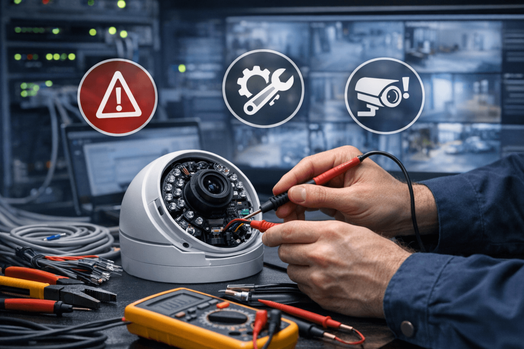 Ремонт систем видеонаблюдения